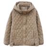 Women's 2024 Lightweight Petite Quilted Cotton Coat - Autumn/Winter Fashion