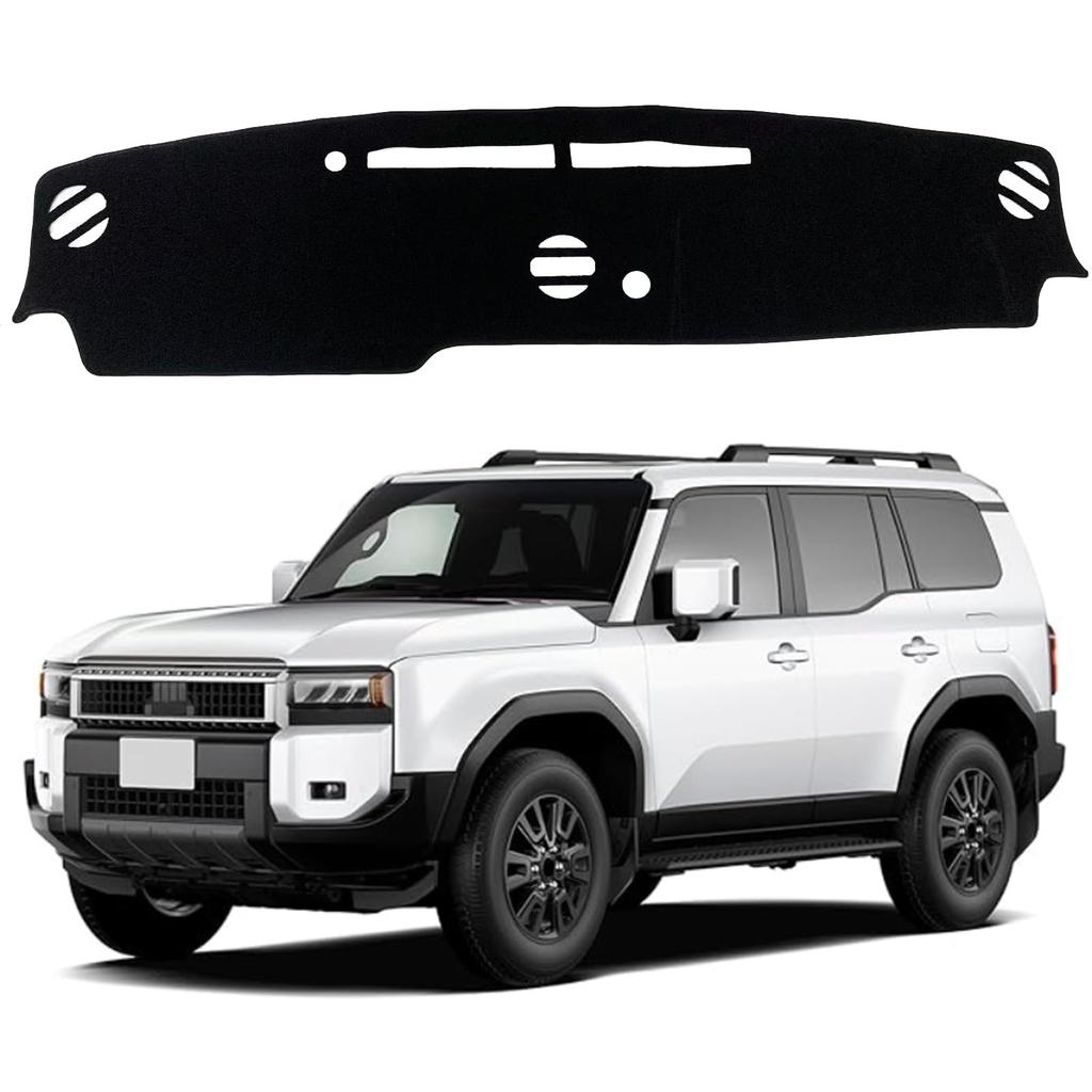 Compatible with Toyota Land Cruiser 250 2024 Dashboard Dedicated Interior Dashboard Cover for Land Cruiser Sun Scratch and (April - Present) Mat,