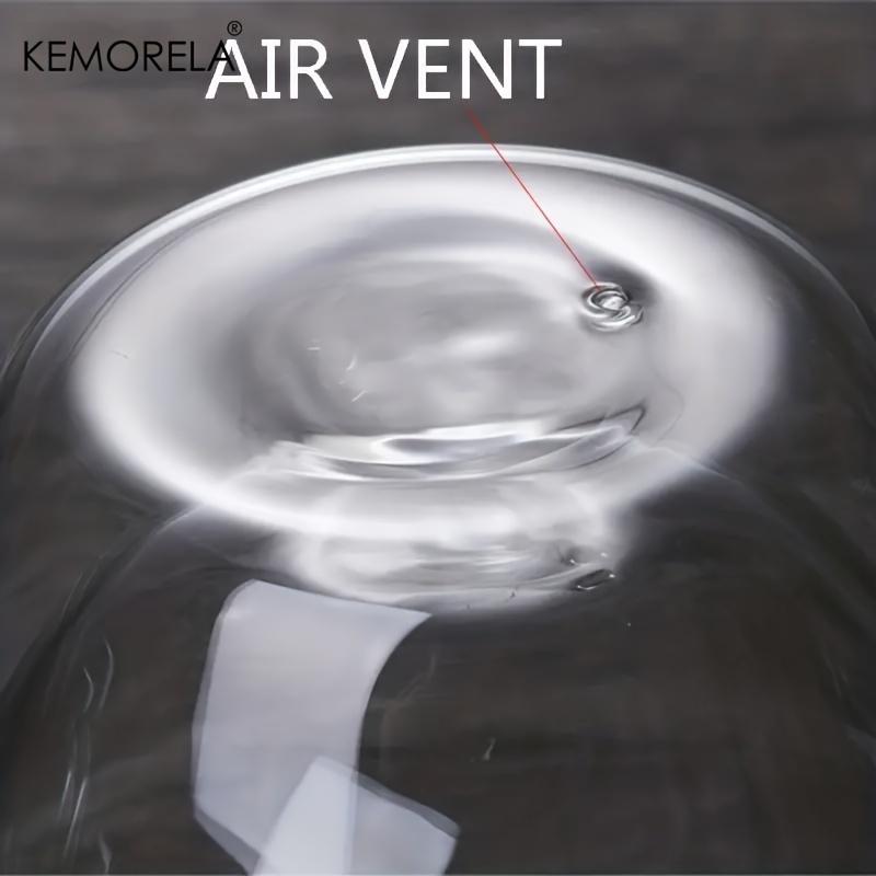 КРУЖКА ДЛЯ КОФЕ С ДВОЙНЫМИ СТЕНКАМИ KEMORELA 350/450 МЛ С БАМБУКОВОЙ КРЫШКОЙ Прозрачная кружка с ручками для горячих напитков, таких как капучино