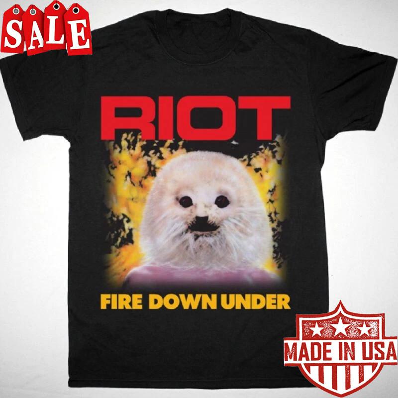 RIOT FIRE DOWN UNDER 1981 T-shirt Cotton For men Women S-5XL Unisex T-Shirt