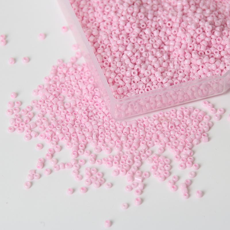 Прочные стеклянные бусины 2 мм различных однотонных цветов для изготовления украшений своими руками