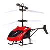 (linglong)Flying Mini RC Infraed Induction Helicopter Aircraft Flashing Light Toys For Kid