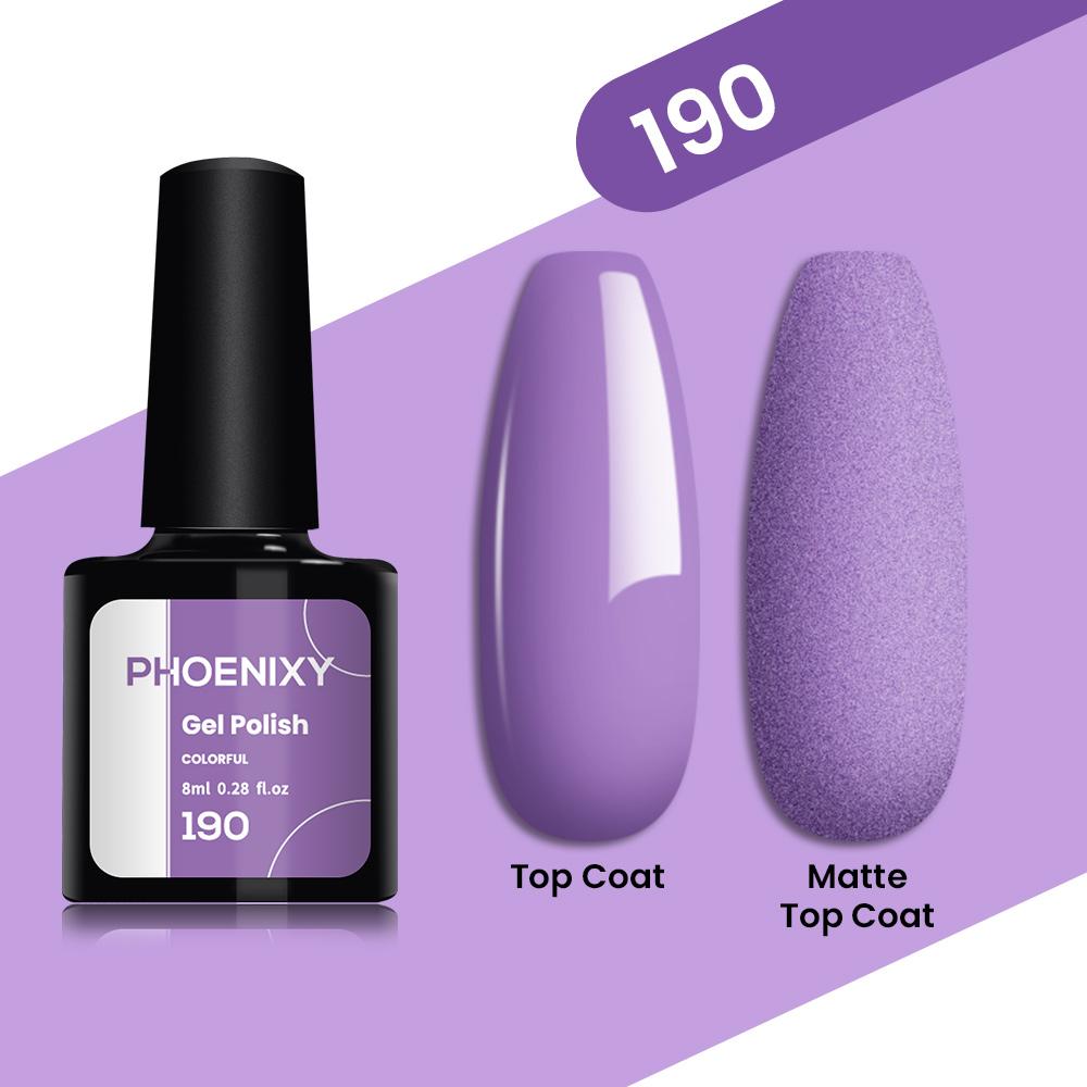 PHOENIXY, 8 мл, однотонный гель-лак для ногтей, замачиваемый цветной гель телесного цвета, розовый, фиолетовый, долговечный лак для ногтей, УФ-светодиодный лак для дизайна ногтей