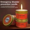 Свеча Yousheng Emergency Candle 30 часов бездымная без запаха свеча для выживания ветрозащитная свеча для предотвращения стихийных бедствий при отключении электроэнергии для кемпинга