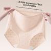 Women's Spring and Autumn New Flob Pure Cotton Abdominal Non Trace Extension Crotch High Waist Underwear