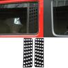 Car Rear Door Triangular Window Glass Panel Decoration Trim Stickers for Jeep Wrangler JK 2007-2017 4-Door Exterior Accessories
