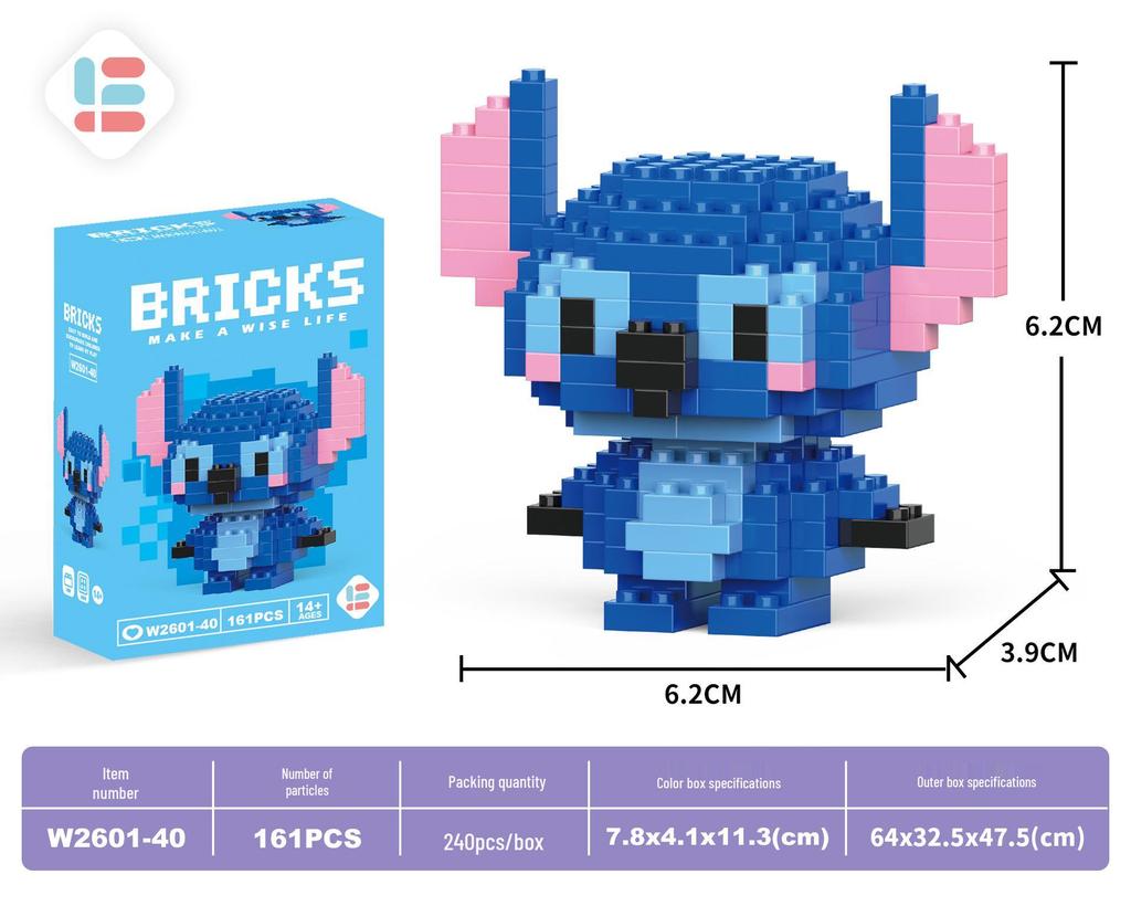 Игрушки-конструкторы из микрочастиц Деда Мороза: 60 видов, Блайнд-бокс, совместимый с Lego