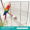Хлопковая веревка Игрушка-веревка для попугая Цветная 40/80//105/200 см Жердочка для клетки Плетеная веревка Прочная подставка для попугая Попугай