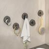 Suction Cup Door-Mounted Minimalist Creative Kitchen Hooks No-Drill Strong Adhesive Hooks