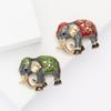 Горячая Распродажа Ретро Сплав Эмаль Брошь Слона Изящный Мультяшный Мужской И Женский Костюм Кардиган Корсаж Украшение Булавка