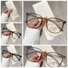 Lightweight Square Frame Myopia Glasses Retro Large Frame Eyewear Anti-blue Light Glasses  Student