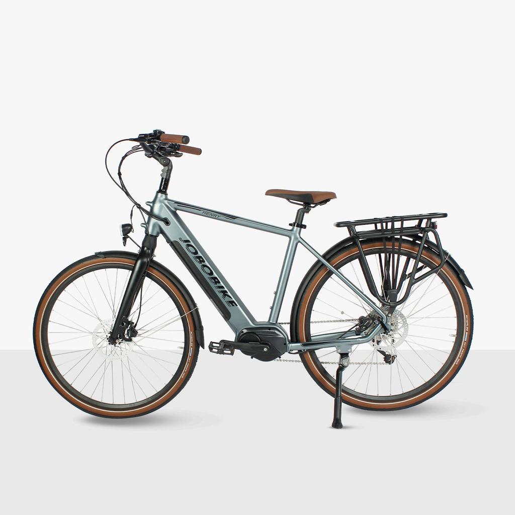 JOBOBIKE Henry Adult Heavy-Duty Electric Bicycle 250W High-Efficiency Motor 36V14Ah Fast-Charging Battery Reliable Brakes for Safe Hill Climbs