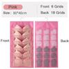 36/30/24/15/8 Grids Double-Side Underwear Socks Bra Organizer Multifunctional Washable HangingMesh Bag Clothes Divider Case