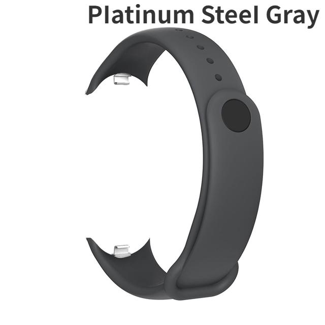 Ремешок LUJING для Xiaomi Mi Band 8, силиконовый спортивный ремешок, раздвижной демонтажный браслет для Mi Band 8, NFC браслет, аксессуары для умных часов