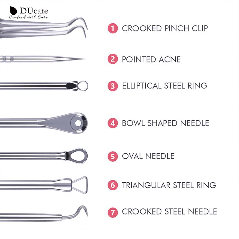 Набор косметологических инструментов для удаления угрей 4шт