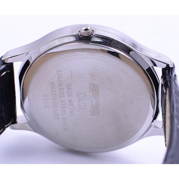 Citizen Мужской D014-304 ( Смотреть Q&Q День) Круглые часы, черные, аналоговые