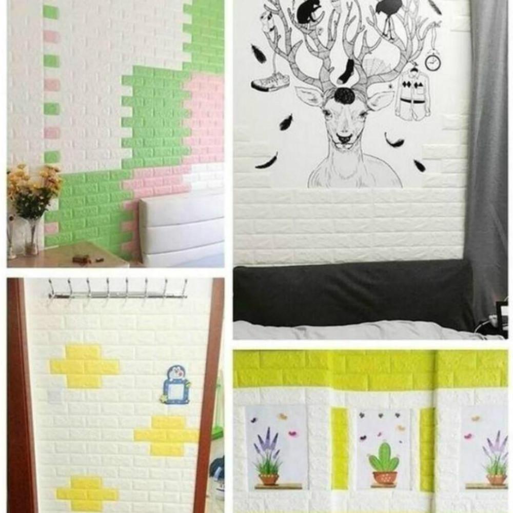 70*77 см 10/20 шт. 3D пенопластовые наклейки с имитацией кирпича для спальни водонепроницаемые обои