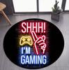 Игровой коврик с надписью "GAMER" Напольный коврик Подходит для офисных кресел Гостиных Игровых комнат Декоративные напольные коврики