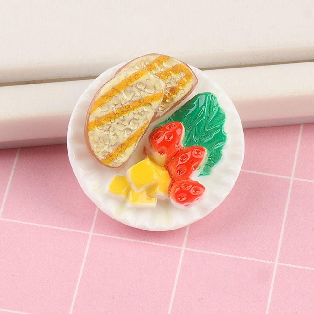 Colorful Dollhouse Miniature Simulation Food Model Creative Kitchen Accessories Children
