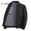 Cozy Up Повседневное пальто Мужские карманы на молнии Куртки Slim Fit Куртка-бомбер Мужская Jaqueta Masculina