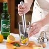 Stainless Steel Cocktail Muddler Ice Crusher Fruit Crusher Juice Tamper Lemon Hammer Stirring Rod Ice Fruit Press Manual Hammer