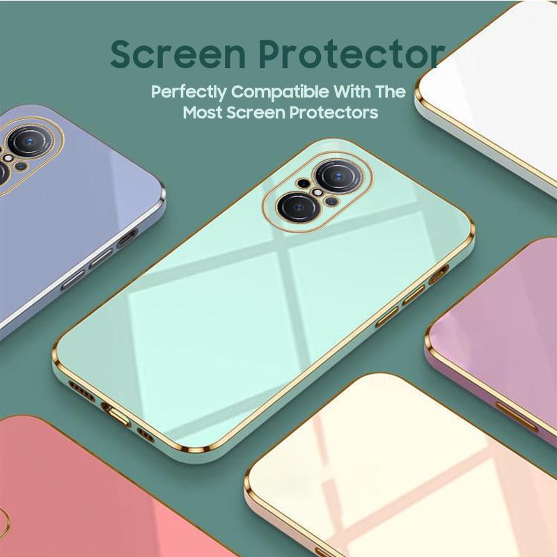 Мягкий чехол из ТПУ с 6D покрытием для Huawei Nova 9 Pro 8 SE 7 7i 6 5 5T 4 4E 3 3i 3 Honor X20 X30 Max X30i, роскошный силиконовый чехол-бампер