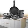 Space Saving Detachable Handle Pots and Pans Set for Kitchens Use Nonstick Cookware Set Household Cooking Accessories