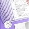 10PCS/Set Draw Rod File Document Clip Waterproof Office File Organizer A4 File Folder  Students