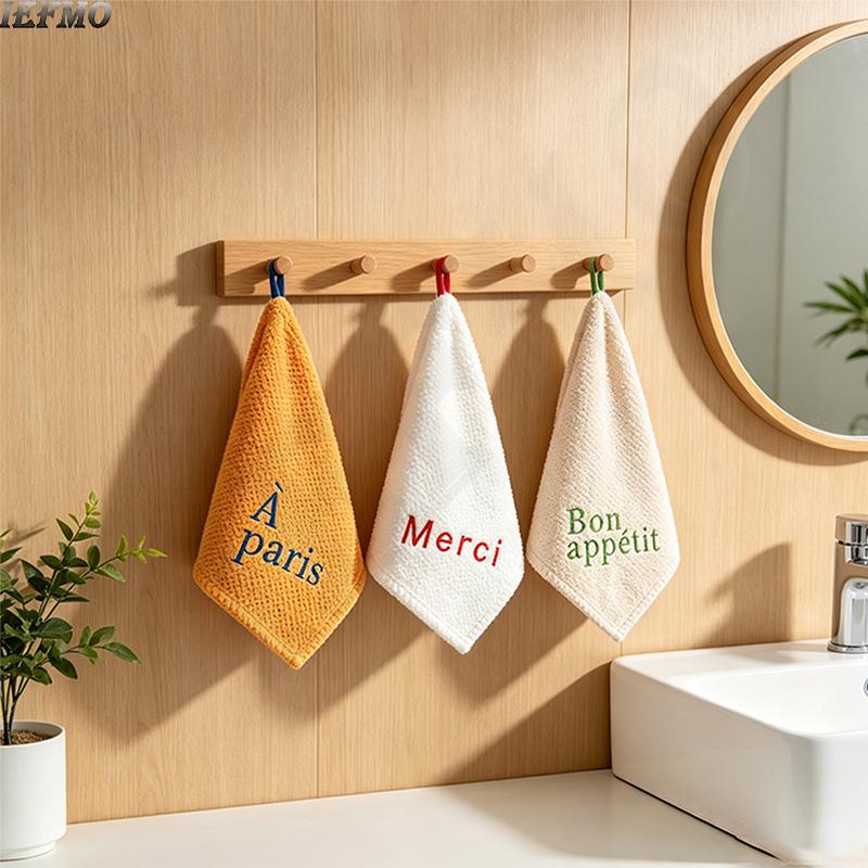 Super Absorbent Microfiber Hand Towels,Quick Drying Lint Free Kitchen Bathroom Towel, Highly Absorbent for Fast Hand Drying