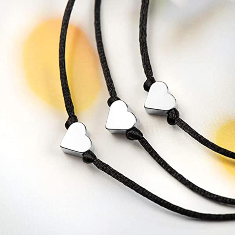 Парный браслет для лучших друзей для 2/3, браслеты для отношений с подвеской-шармом в виде сердца для креативных украшений для лучших друзей, пары