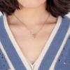 Swarovski Сочетание Двойное Сердце Универсальное Ожерелье Женское ожерелье 1062708