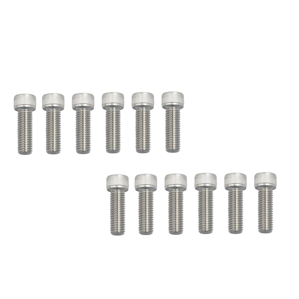 SBC HEADER BOLTS STAINLESS STEEL KIT SMALL BLOCK Replacement for CHEVY 283 327 350 383 400 TPI