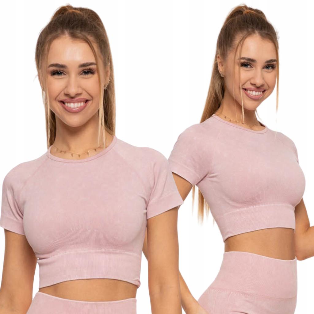 Women's Sports Top with Short Sleeves Comfortable Training MORAJ PINK L/XL