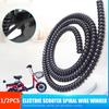 1Pc/2pcs Bicycle Wiring Harness Brake Sheath Spiral Winding Hose Wire Cord Wraps Management Sleeve