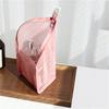 Zipper Cosmetic Bag Stand Storage Bag Folding Makeup Brush Bag  Bathroom