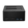 Двухслотовая док-станция Sata3.0 на USB3.0 для жестких дисков 2,5 и 3,5 дюйма с функцией автономного клонирования и кард-ридером