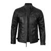 Men's Handmade New Black Soft Leather Genuine Lambskin Motorcycle Soft Stylish Jacket