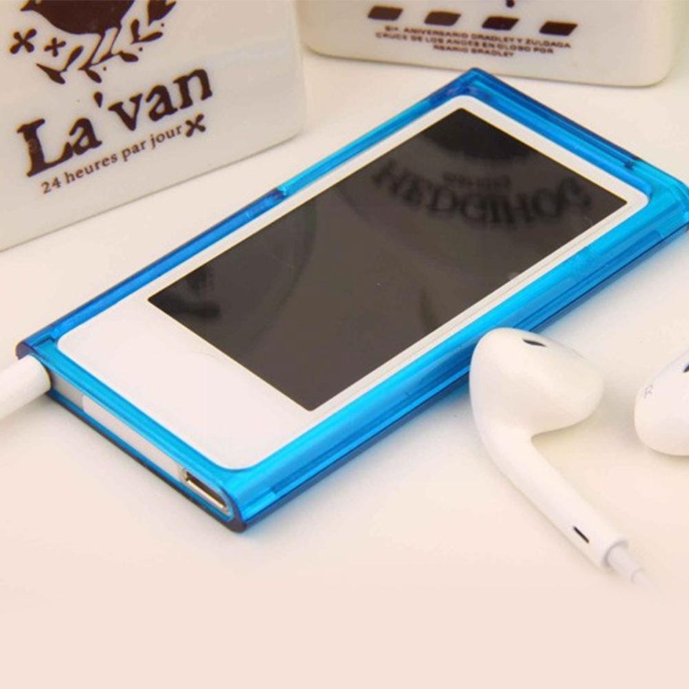 Прозрачный Глянцевый Гелевый Чехол из ТПУ для Нового iPod Nano 7-го Поколения 7G Защитный Чехол Бесплатный Защитный Экран J4U6