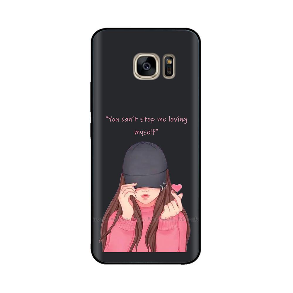 Черный силиконовый чехол для Samsung Galaxy S6 Edge Чехол Мягкая ТПУ крышка для Samsung Galaxy S6 S 6 Edge Чехол Крышка Бампер Coque Para
