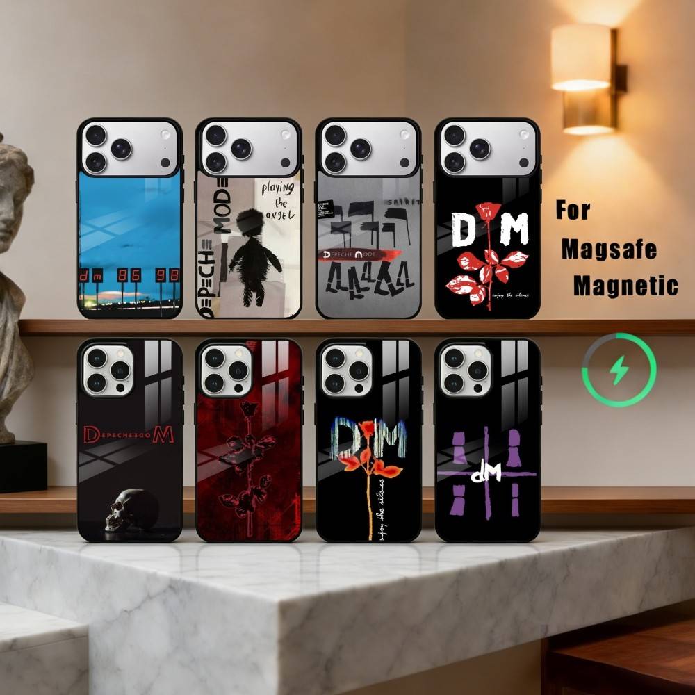 D-Depech-H COOL B-Band-D M-Mode Phone Case For iPhone17,16,15,14,13,12,11 Plus,Pro Max Magnetic For Magsafe Wireless Charging