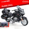 1/12 Мотоцикл Honda Golden Wing GL800 Круизный мотоцикл Сплав Литой под давлением Модель Мальчик Сплав Симуляция Коллекция Орнамент Игрушечная машина