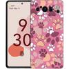 Лапа собаки Чехол для телефона Google Pixel 8 Pro Pixel 9 Pro XL Чехол из ТПУ Pixel 8 Pro 8A 7A 7 6A 6 Pro Мягкая черная крышка