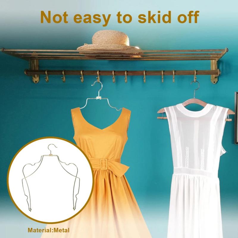 Вешалка для купальника из металлической проволоки, вешалка для бикини в форме тела, складная вешалка для хранения нижнего белья, вешалка для гардероба