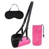 Mitas Footrest Eye Mask Set с сумкой для хранения для ног, ног, ног, автомобилей, самолетов, путешествий, работы, отдыха, пряжка, прочный, сетчатый, не потеющий, подушка,