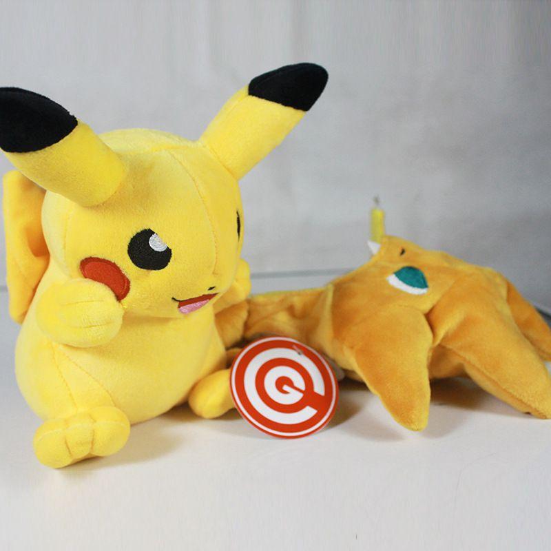 Plush Cosplay Pikachu Toys Mega Pokemon Cos Charizard Soft Stuffed Toy Kids