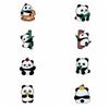 Fashion Jewelry Panda Lapel Pin Animal Shape Cartoon Panda Badge Cute Panda Brooch  Lady/Girls