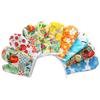 Oven Gloves Polyester Cotton Material Printed Pattern Lanyard Design Cooking Microwave Mitts for