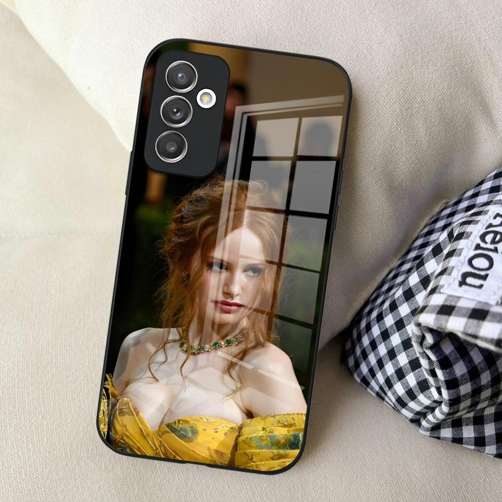 Чехол для телефона Cheryl Blossom Riverdale для Samsung S24 Ultra S23 S22 S20 Fe S21 Plus A16 A54 A34 A24 A53 Стеклянная крышка