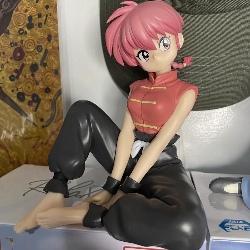 В наличии Оригинал BANDAINAMCO BANPRESTO Ranma 1/2 Relax Time Шампунь Тендо Аканэ Ранма ПВХ Фигурка Модель Коллекционная Фигурка Игрушка
