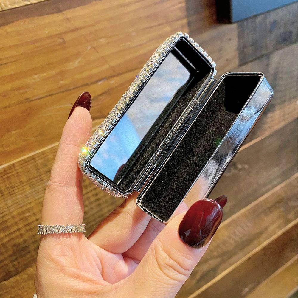 Creative Lipstick Bag Fashion Lipstick Protective Cover With Mirror Mini Lipstick Box  Gift